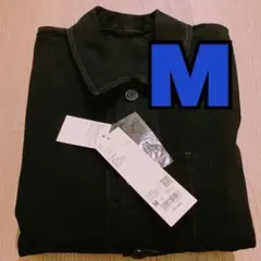 25AW 新品 ユニクロユー オーバーサイズカラーデニムジャケット ブラックM