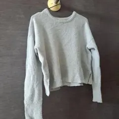 earth music&ecology ライトグレー ニット