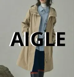 AIGLE エーグル 透湿防水 トレンチコート マウンテンパーカー レインコートのサムネイル