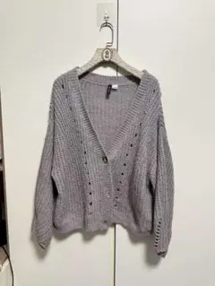 DIVIDED グレー カーディガン