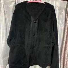 GU ブラック ボアジャケット