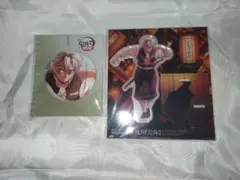 鬼滅の刃 無限城編 不死川実弥アクリルスタンド 缶バッジ 2点まとめ売り