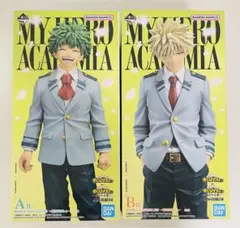 ヒロアカ 一番くじ A賞 緑谷出久 B賞 爆豪勝己フィギュア