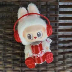 LABUBU ヘッドフォン イヤホン【レッド】ラブブ　ぬい服 ぬい 5012