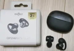 新品未使用オマケ付き　SHOKZ OPENDOTS ONE ブラック Shokz 完全ワイヤレスイヤホン OpenDots ONE Black【オープンイヤー