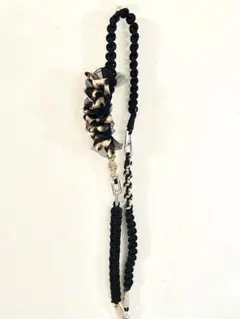 goa snake bone beads leather bracelet - メルカリ