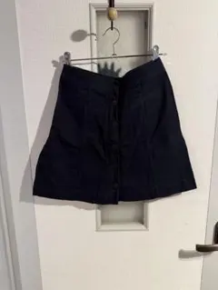 H&M ボタンフロント タイトスカート 黒 EUR 34