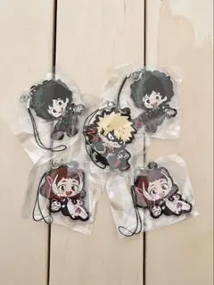 ヒロアカ ガチャガチャ まとめ売り ラバーストラップ お茶子 緑谷出久 爆豪勝己