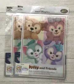 【新品未開封2セット】ダッフィー＆フレンズ クリアファイル