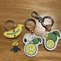 ミニオン スヌーピー ストラップセット