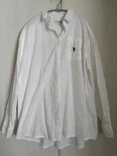 U.S. POLO ASSN. ホワイト 長袖シャツ