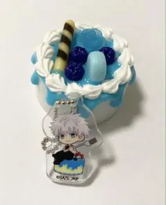呪術廻戦 5周年 スイパラ コラボ ケーキキーホルダー 五条悟 - メルカリ