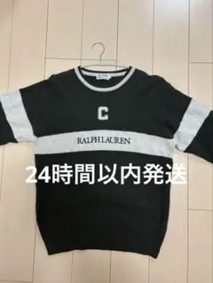 メンズCHAPS by RALPH LAUREN セーター / ブラック×グレー