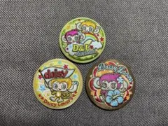 ナルミヤキャラクターズ　刺繍缶バッジビスケット　3個セット　デイジーラヴァーズ