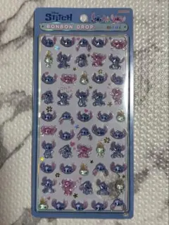 正規品 スティッチ ボンボンドロップシールミニ