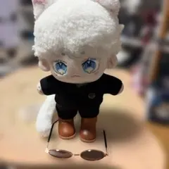 着せ替えぬいぐるみ 五条悟風 猫耳付き