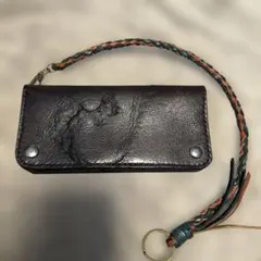 A&G エーアンドジー 長財布 ウォレット スティングレイレザー y2k 00s 