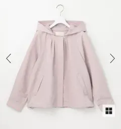 anySiS【撥水・UVカット・花粉ガード】 2WAYラグランフーディ ブルゾン