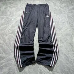 90s OLD adidas wide track pants street