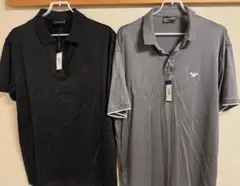 EMPORIO ARMANI ポロシャツ ブラック グレー 2枚セット