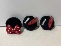 [美品]ミニーマウス ヘアクリップ