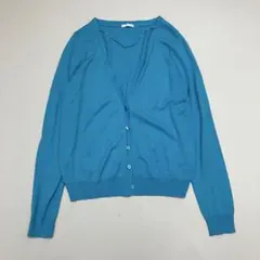 GU ジーユー UVカットウォッシャブルVネックカーディガン M