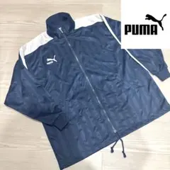 PUMA ネイビー ジップアップジャケット