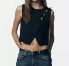 ZARA クロックドトップスのサムネイル