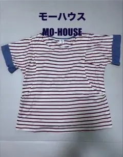 MO-HOUSE モーハウス 授乳服 ボーダーTシャツ 半袖 マタニティのサムネイル