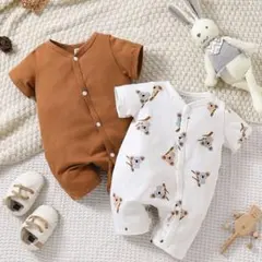 ベビー服　1ヶ月から3ヶ月　ロンパース　サイズ56-63