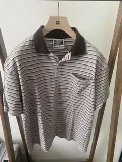 90s ITALY製 LANVIN ボーダー コットンポロシャツ M程度 - メルカリ