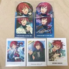 あんスタ　プロセカ　缶バッジ　ぱしゃっつ　夏目