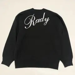 【美品】Rady レディ　ロゴ　ニット　黒　M