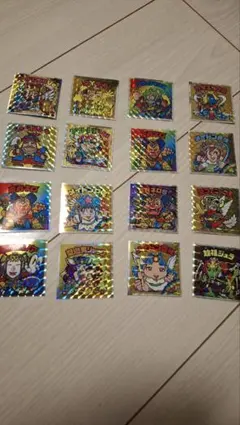 ヘッドだらけのビックリマンチョコシール・ステッカー　16枚セット