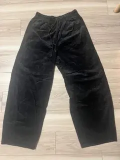 GU コーデュロイバレルレッグイージーパンツ　L