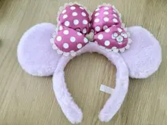 ミニーちゃん カチューシャ ふわふわ ピンク ディズニー