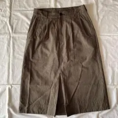 MHL. ボックス　スカート　マーガレットハウエル　千鳥格子　チェック