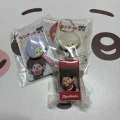 モンチッチ　お座りパッケージフィギュアキーチェーン　フェイスチャームセット