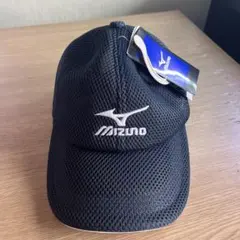【タグ付き未使用】MIZUNO メッシュキャップ ネイビー56-60cmのサムネイル