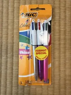 BIC 4 Colours Shine ボールペン 3本セットのサムネイル