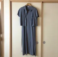 ヴィンテージ古着【2点】ワンピース&シャツ レトロ