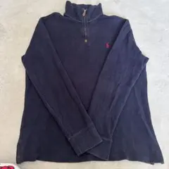 POLO by Ralph Lauren ネイビー ハーフジップ M