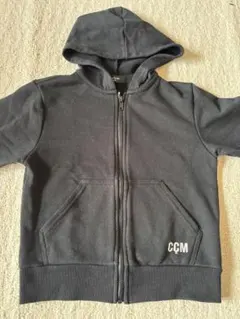 コムサイズム　120cm ジップパーカー　ブラック