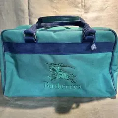 Burberrys ボストンバッグ ネイビー - メルカリ