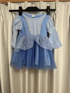 SHEIN ライトブルー フリルワンピース 9-12M