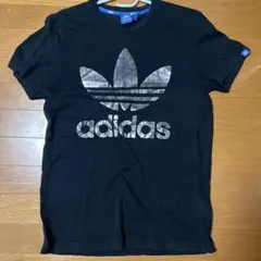 adidas ブラック Tシャツ Lサイズ