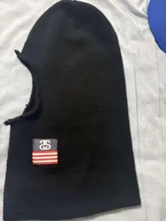 激レア 目出し帽 STUSSY ニット帽 ブラック ハロウィンにも最適
