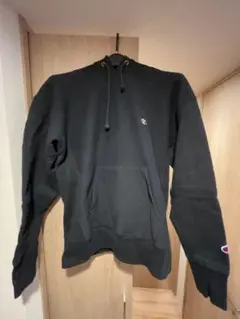 Champion Reverse Weave ブラック パーカー M