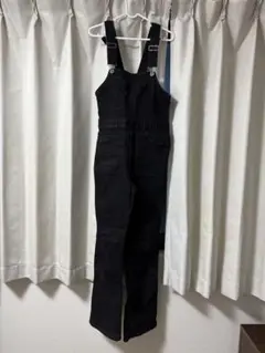 U by SPICK&SPAN ブラックデニムサロペット38