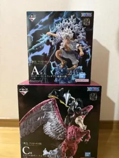 地*人様 ワンピースEX　一番くじ　A賞　ルフィ　C賞　ピエール&ガン・フォール